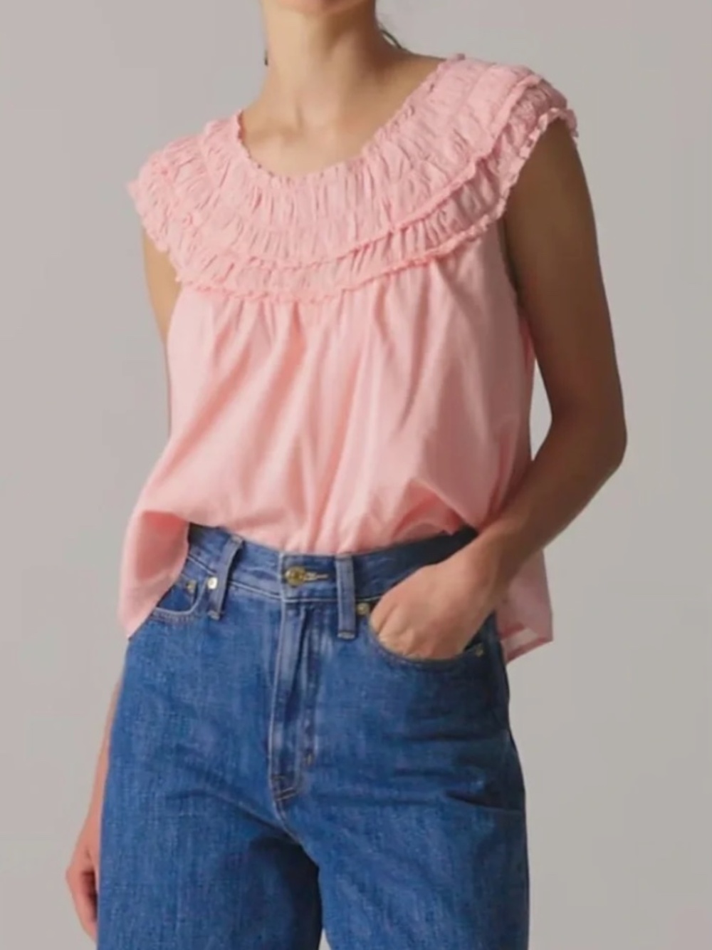 J.Crew Rosalie Top in Cotton Voile